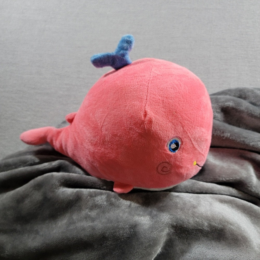 Whale Plush Toy Kids Small Pink Excellent Soft Stuffed Animal Spout